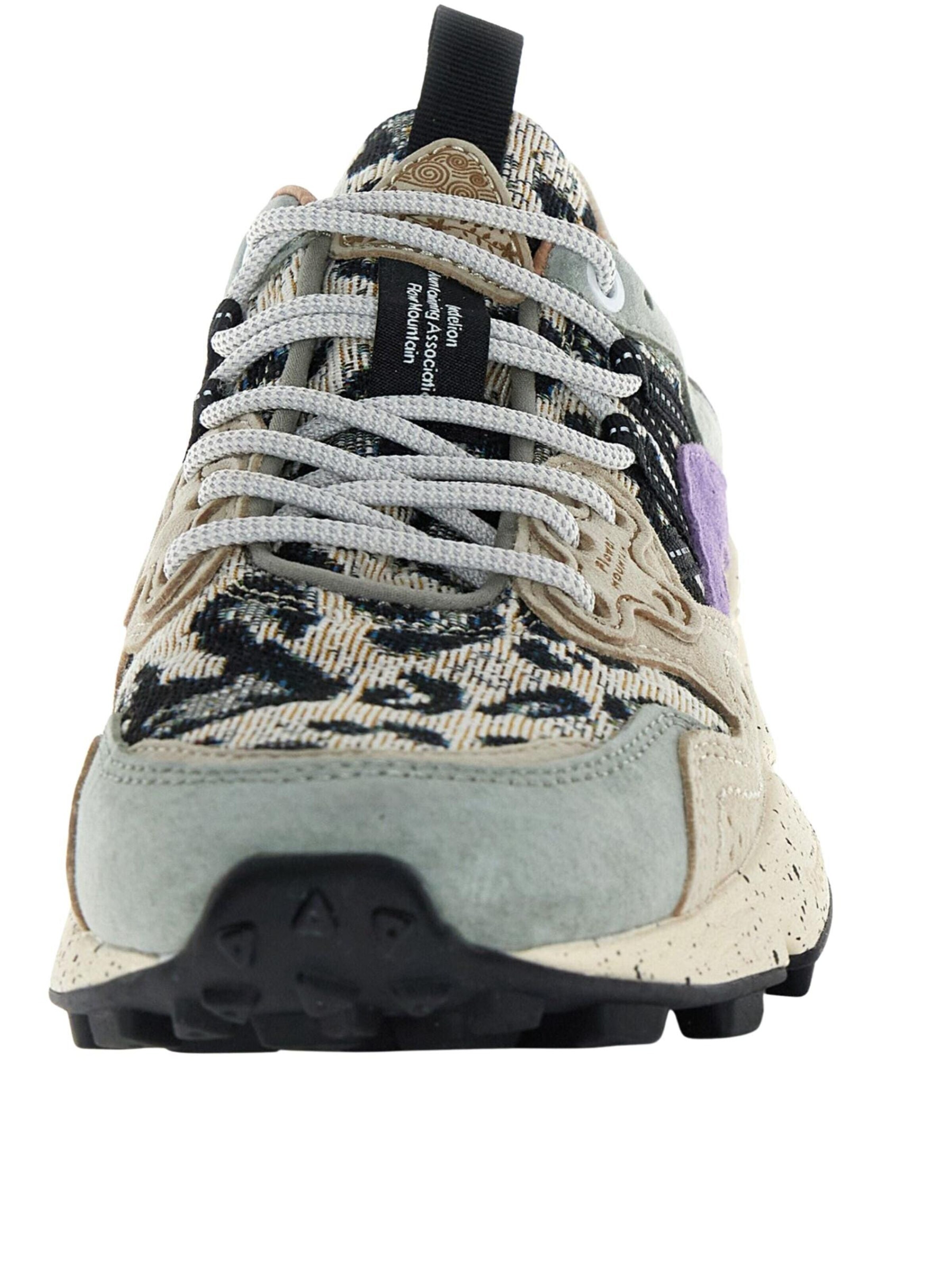 Sneaker alta 'FLOWER MOUNTAIN - Sneaker Donna in Nubuck e Tessuto Jacquard Multicolor' di Flower Mountain in blu