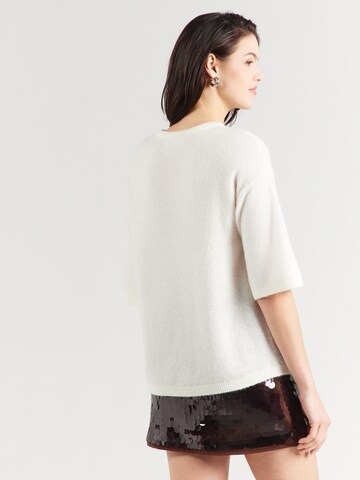 Pullover 'Kellsey Alegria' di MSCH COPENHAGEN in bianco