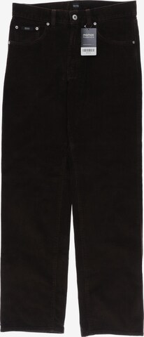 BOSS Black Pants in 32 in Brown: front