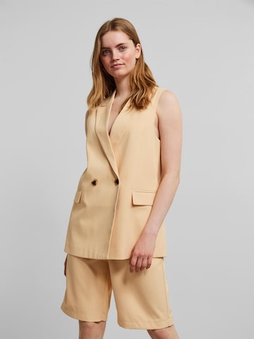 PIECES Weste 'VAGNA' in Beige: Vorderseite