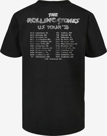 T-Shirt 'The Rolling Stones US Tour '78' F4NT4STIC en noir