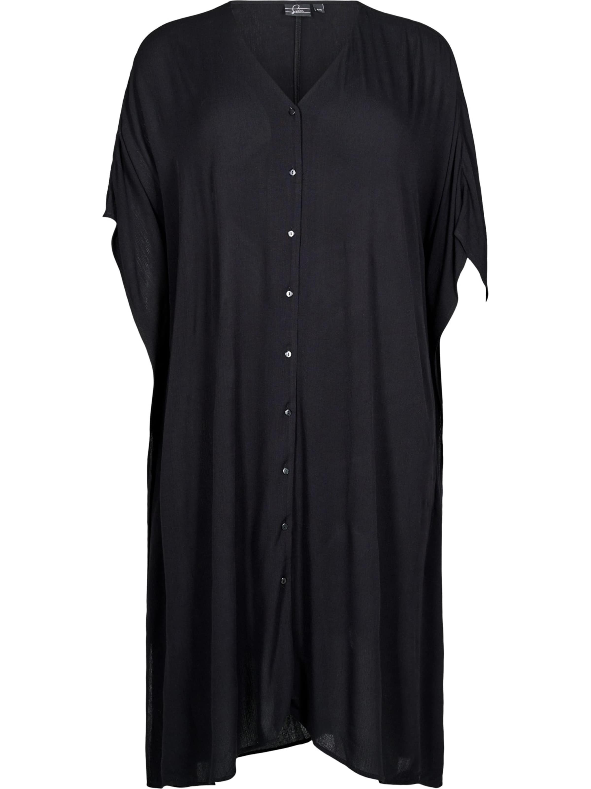 Swim by Zizzi Strandkjole 'Slulu' i sort, Produktvisning