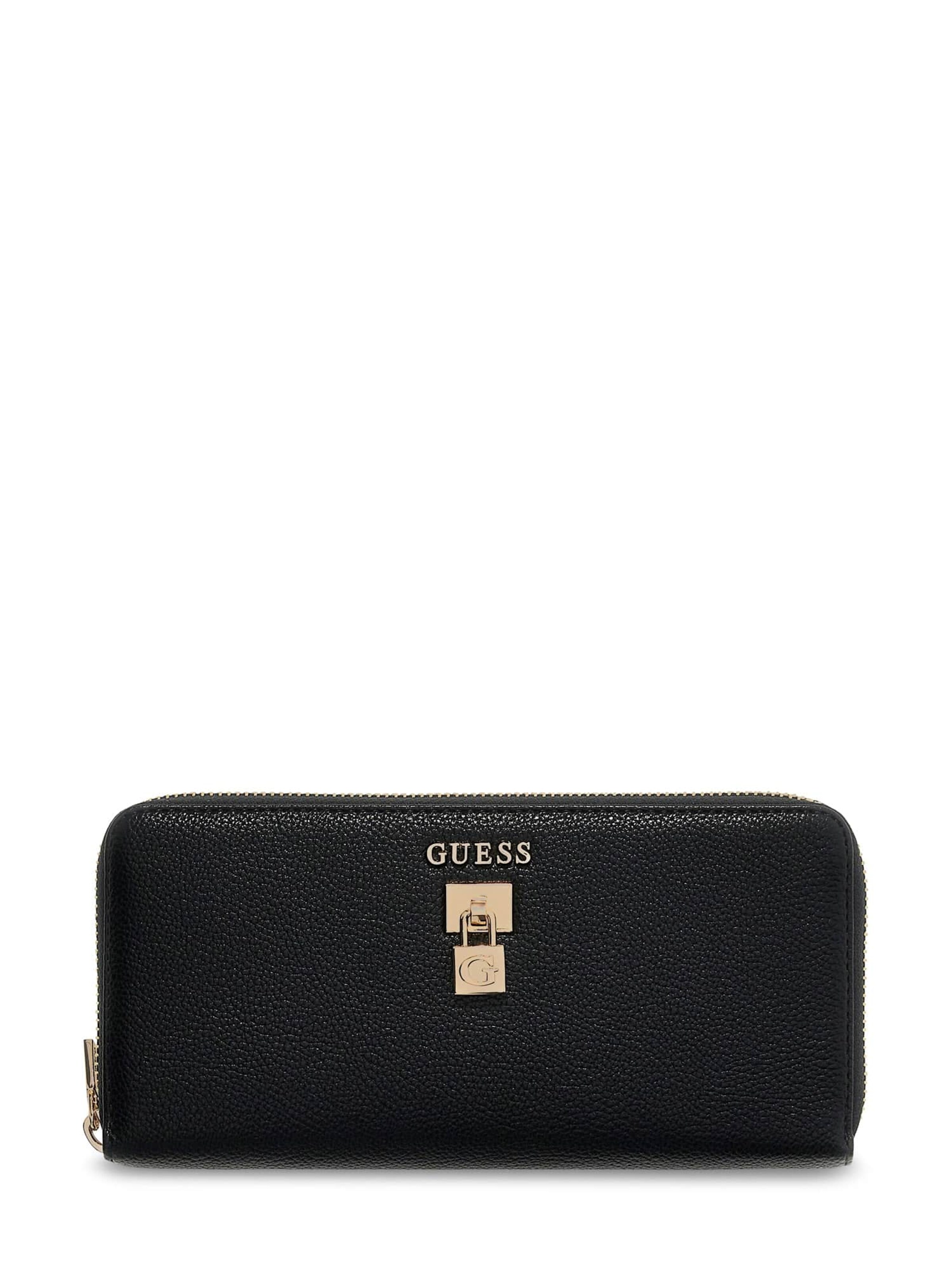 GUESS Wallet 'Yesba' in Black: front