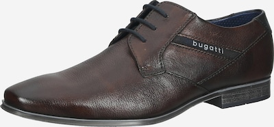 bugatti Zapatos con cordón 'Morino' en marrón oscuro / blanco, Vista del producto