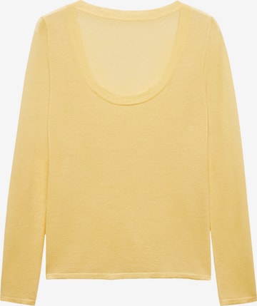 MANGO Sweater 'Zuki' in Yellow: front