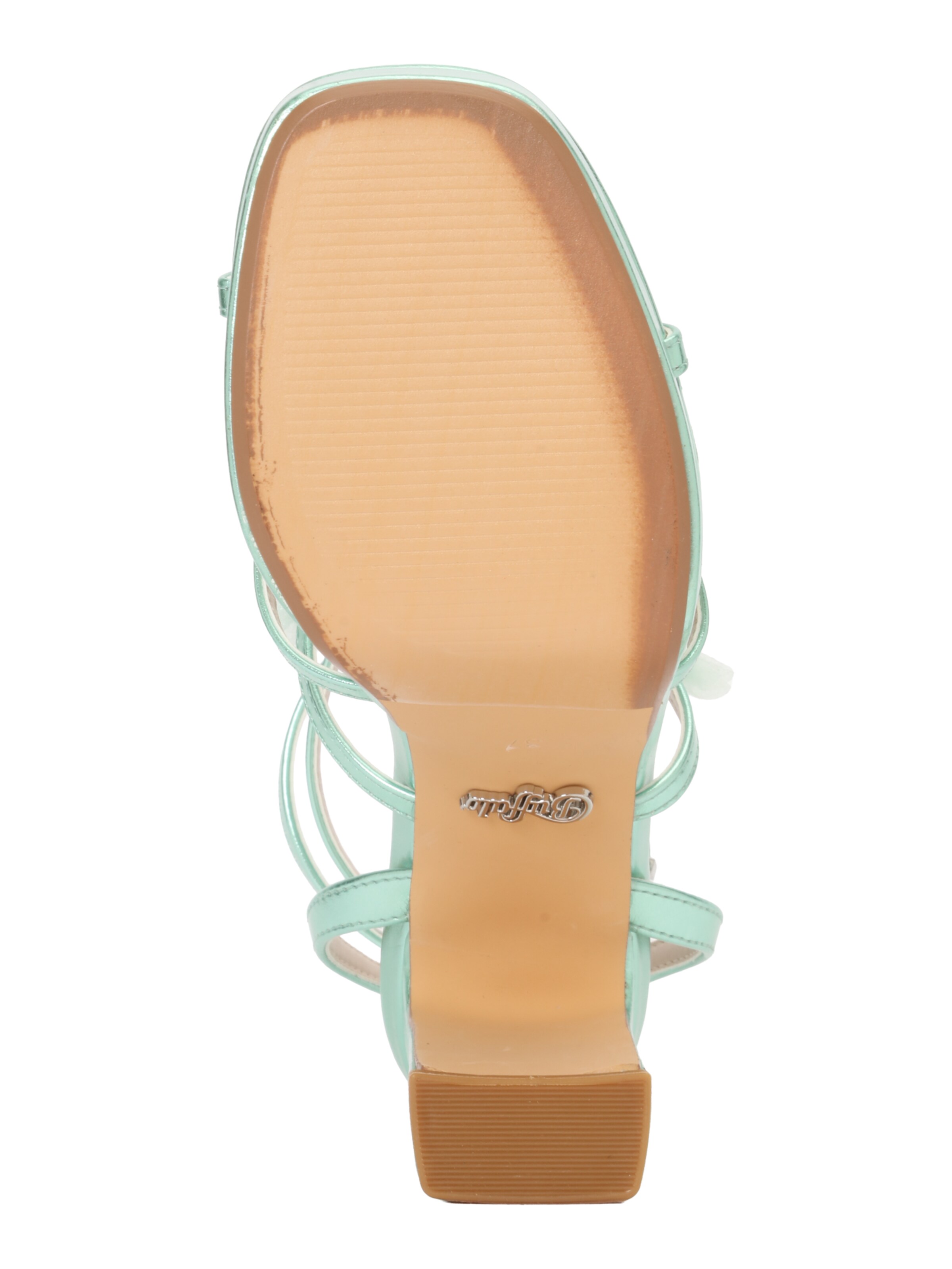 BUFFALO Strap Sandals 'JUNE FLOWER' in Green