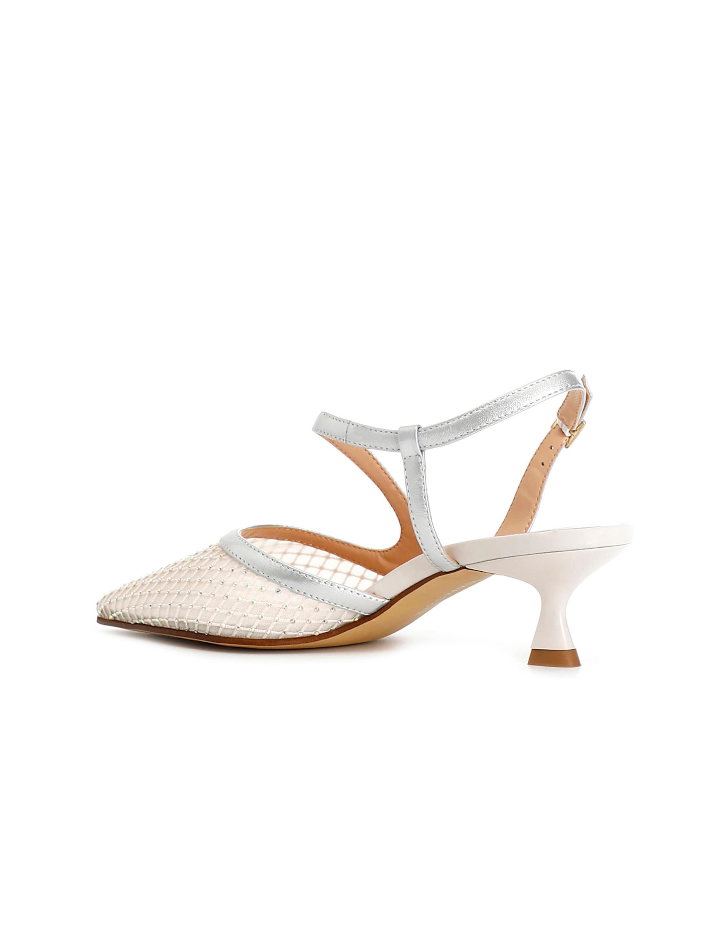 CAFè NOIR Slingpumps in Wit