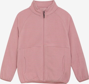 Veste en polaire COLOR KIDS en rose : devant