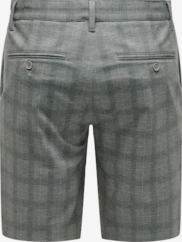 Regular Pantalon 'Mark' Only & Sons en gris