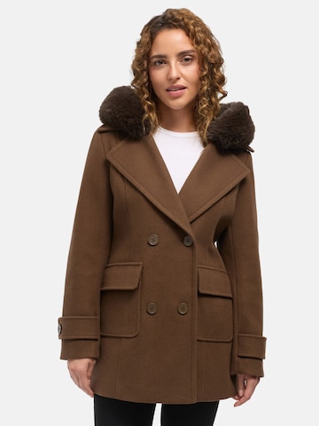 Tazzio Wintermantel 'F812' in Bruin: voorkant