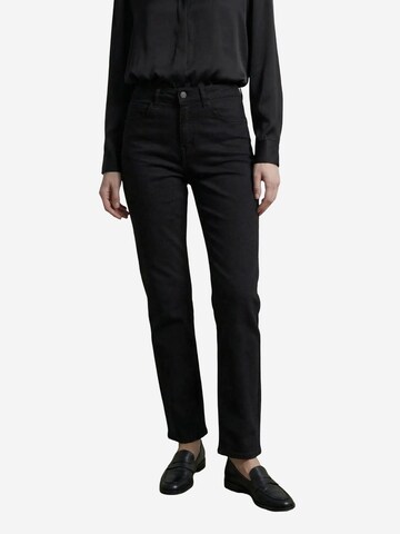My fashion - Regular Calças de ganga em preto: frente