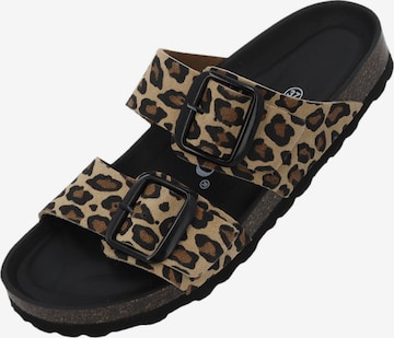 Palado Pantolette 'Samos' in Beige: Vorderseite