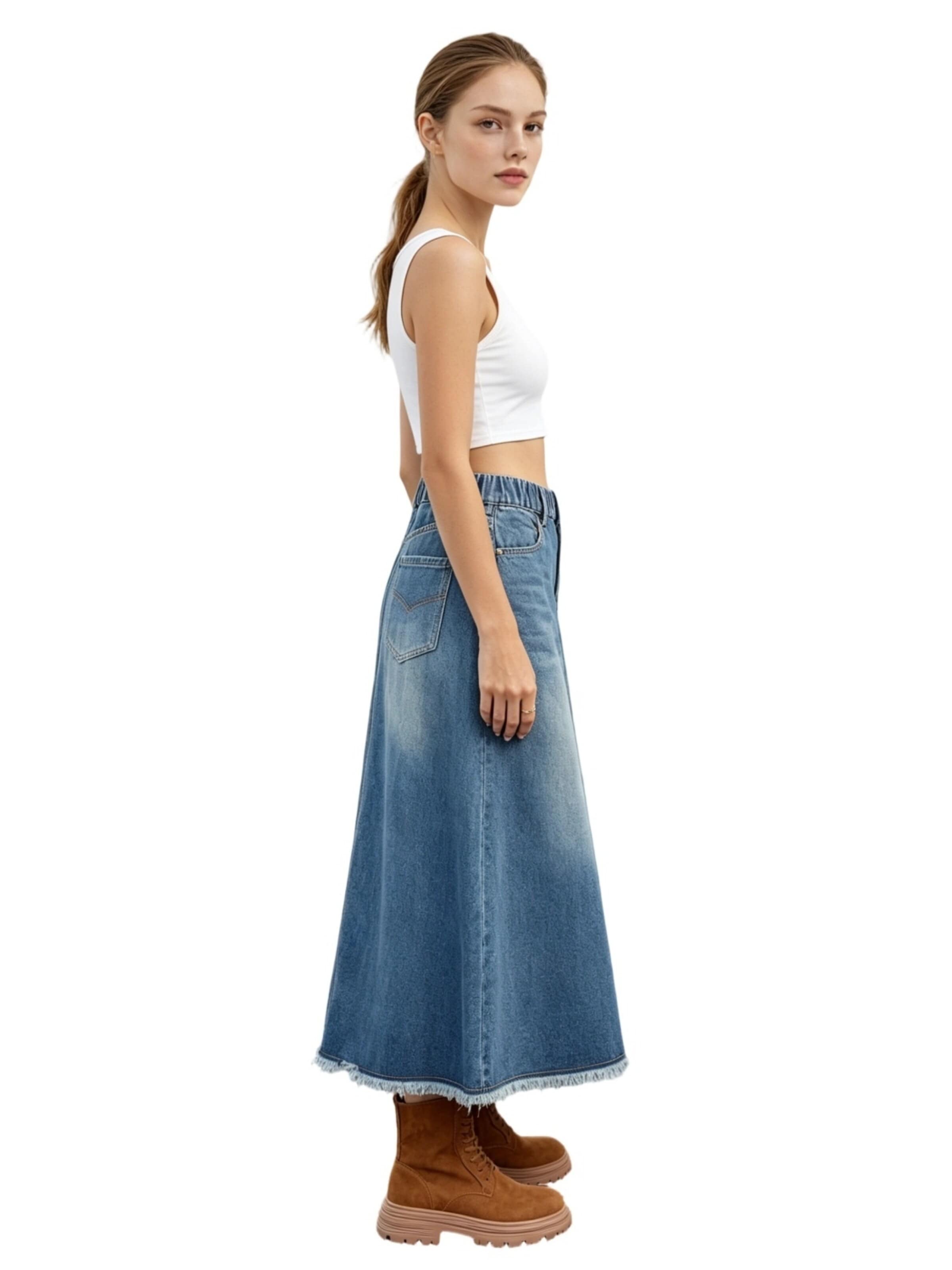 Yesfashion Rock‌ in Blau