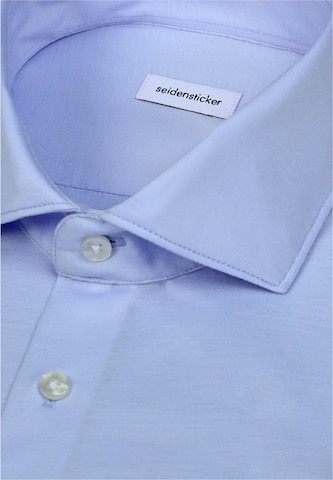 Coupe regular Chemise business SEIDENSTICKER en bleu