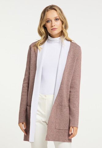 Cardigan DreiMaster Klassik en marron : devant