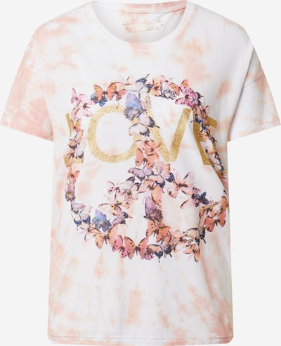 Frogbox Shirt 'Peace' in Pink / White, Item view