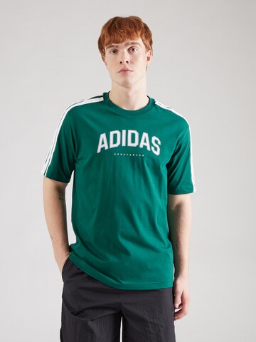 ADIDAS SPORTSWEAR Funktionstopp 'Colleg' i grön: framsida