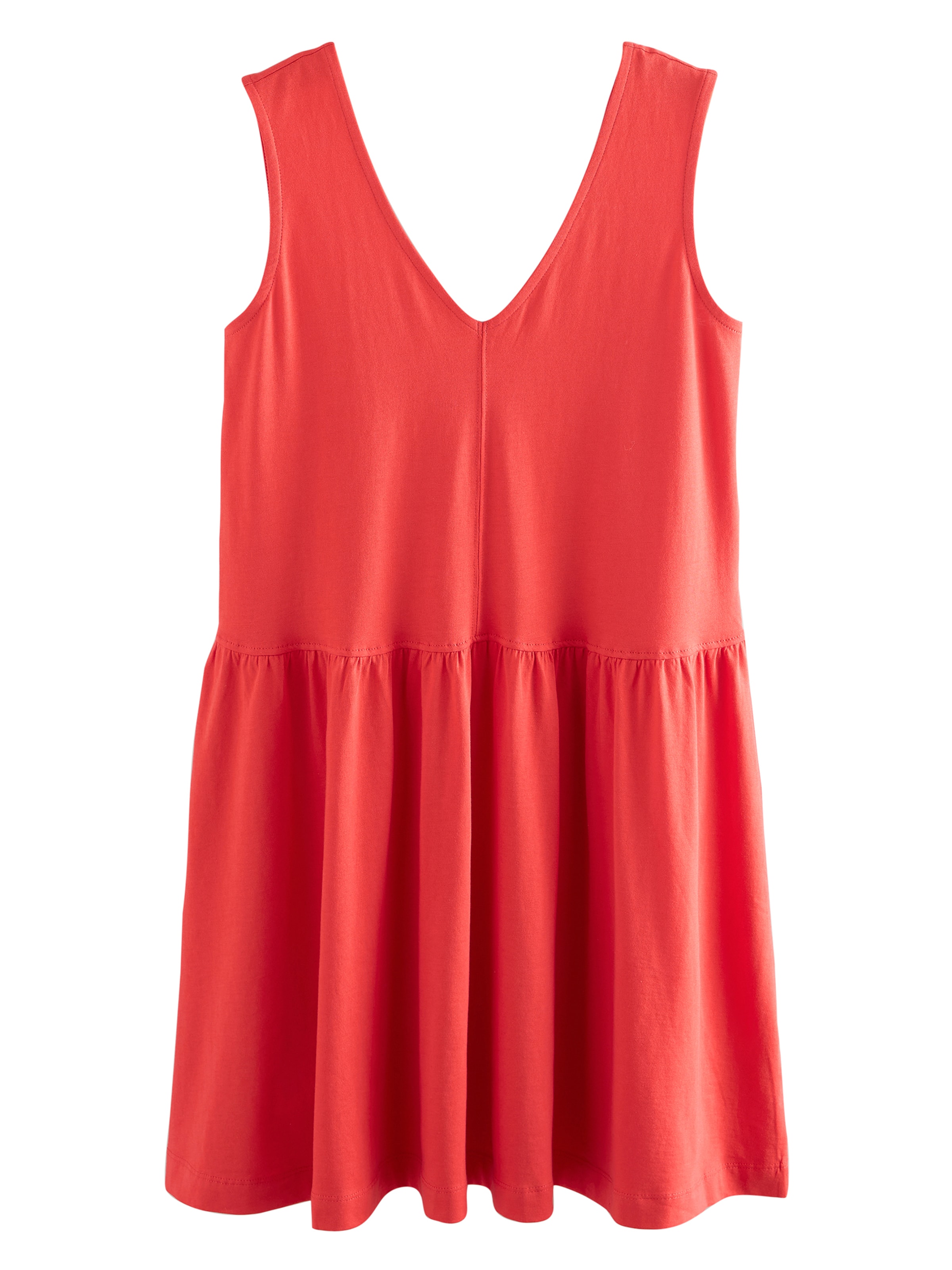 sarkans Next Vasaras kleita: no priekšpuses