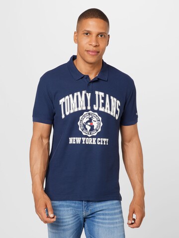 Tommy Jeans Shirt 'Collegiate' in Blauw: voorkant