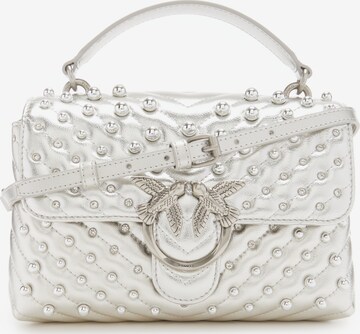 PINKO Crossbody Bag in Silver: front
