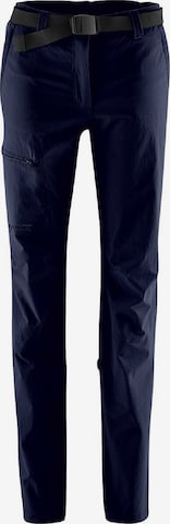 Maier Sports Regular Outdoor Pants 'Lulaka ' in Blue: front