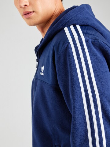 ADIDAS ORIGINALS Zip-Up Hoodie 'Adicolor' in Blue