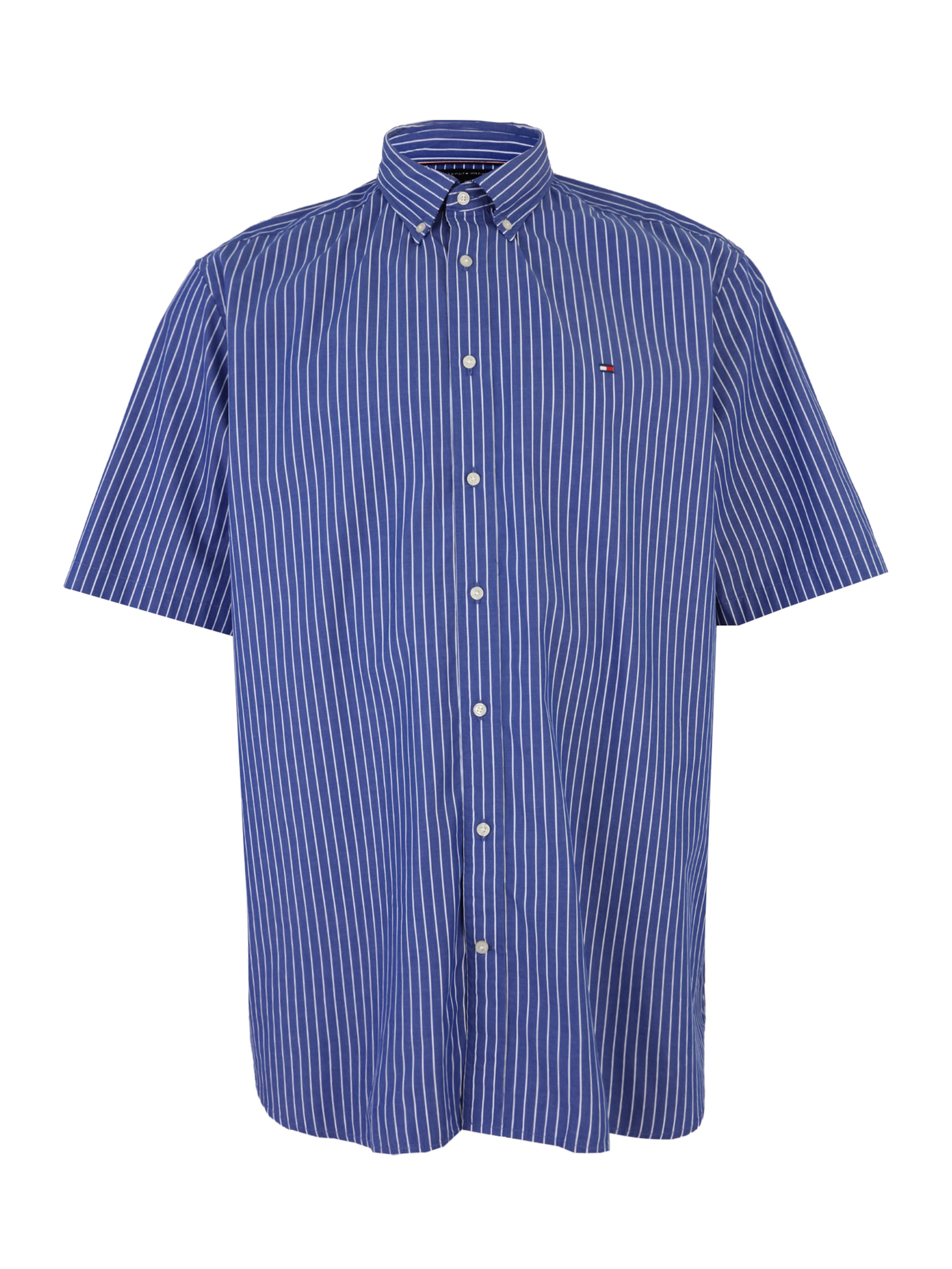 Tommy Hilfiger Big & Tall Comfort Fit Paita 'FLEX' värissä sininen: etupuoli