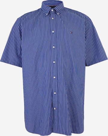Tommy Hilfiger Big & Tall Comfort Fit Paita 'FLEX' värissä sininen: etupuoli