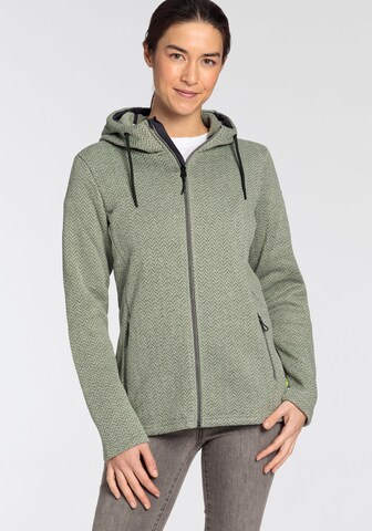 KILLTEC Outdoor Jacket in Green: front