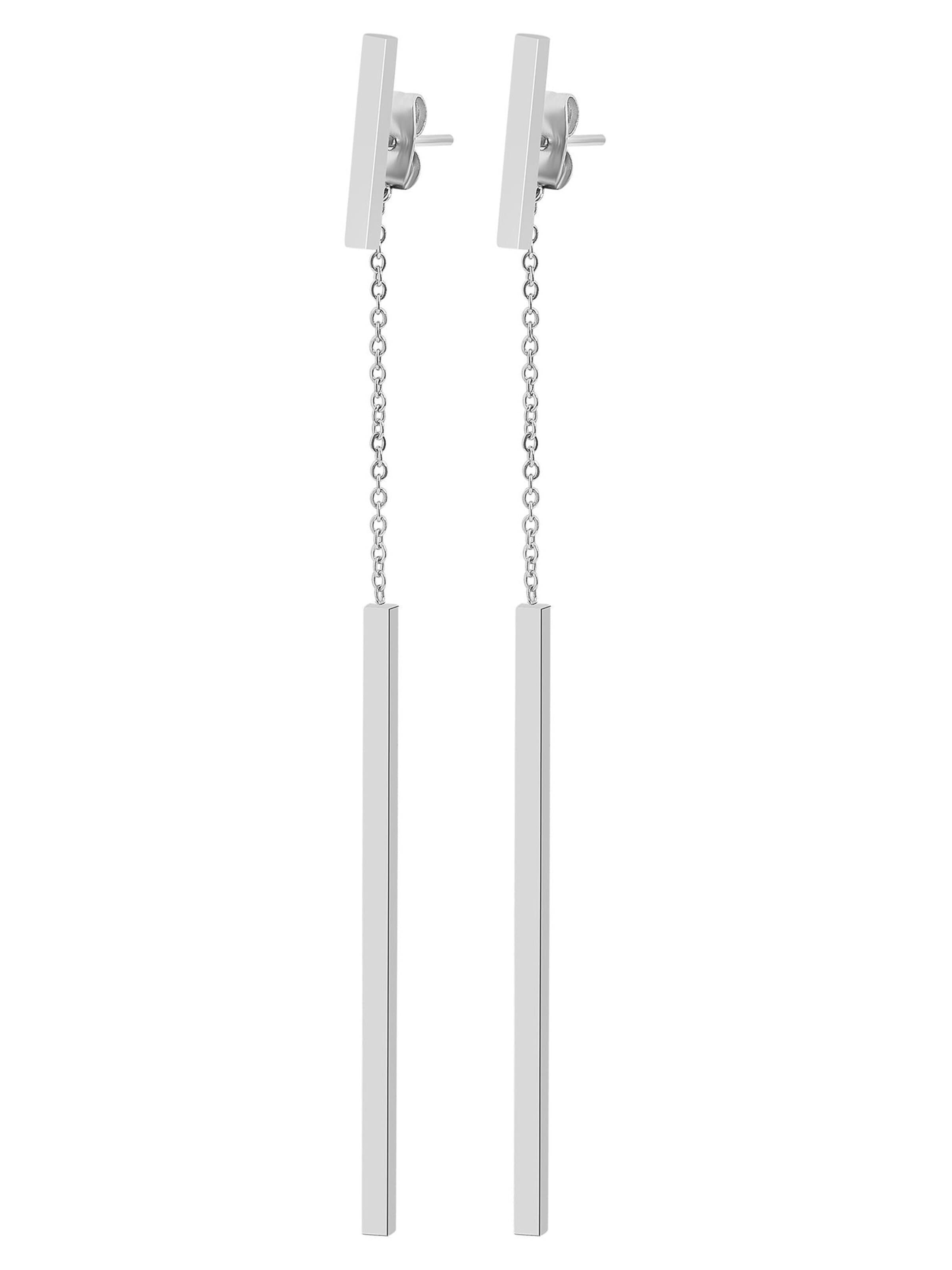 Akzent Earrings 'Vida, langlebig' in Silver