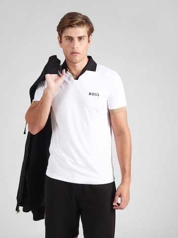Maglia funzionale 'Palle' di BOSS in bianco: frontale