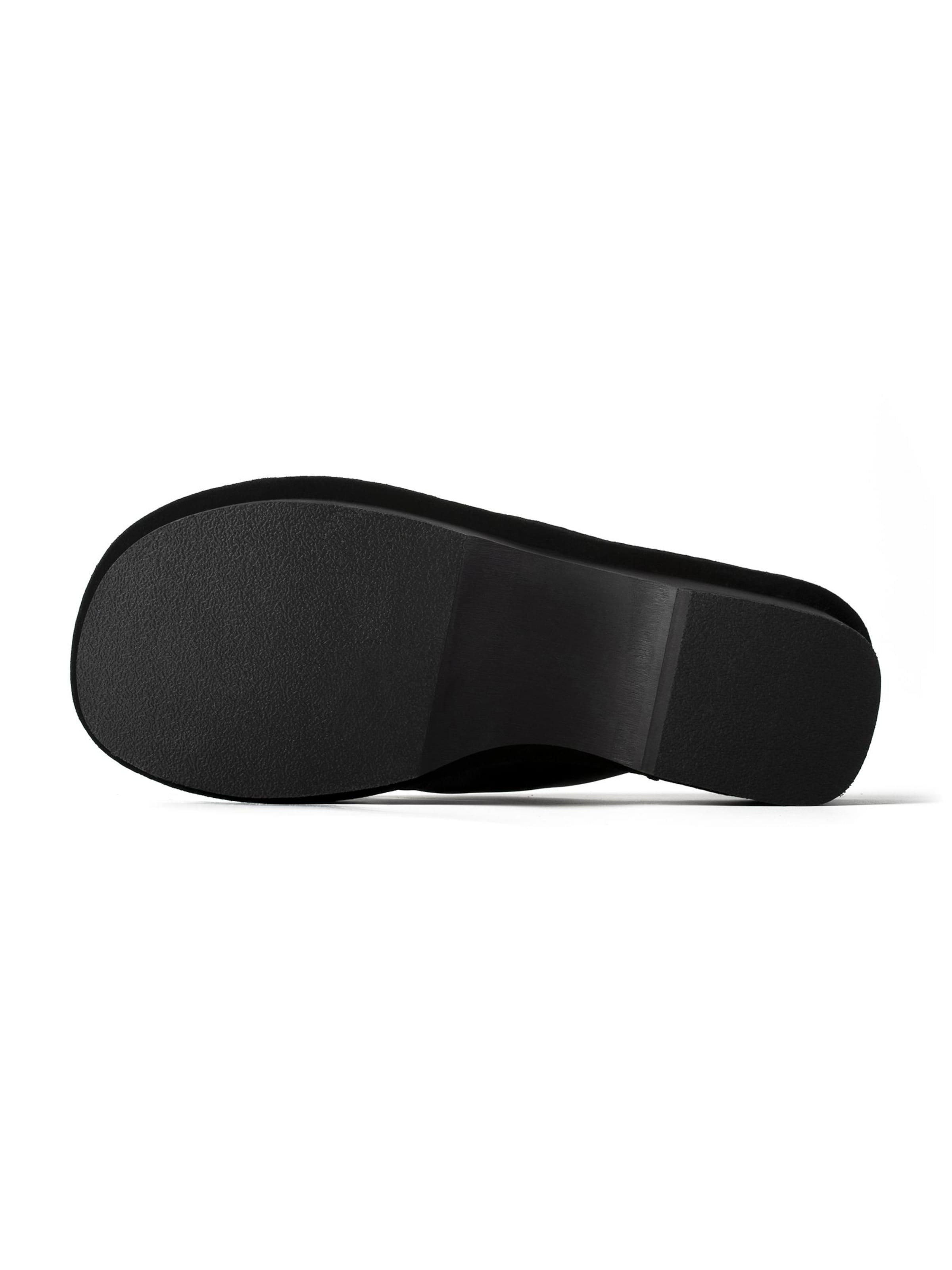 L37 HANDMADE SHOES - Zapatos abiertos 'MOON OVER TOKYO' en negro
