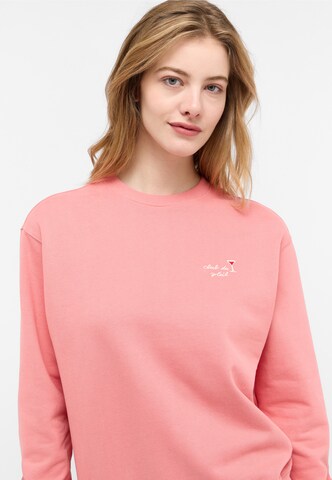 MUSTANG Sweatshirt 'Aberdeen ' in Pink