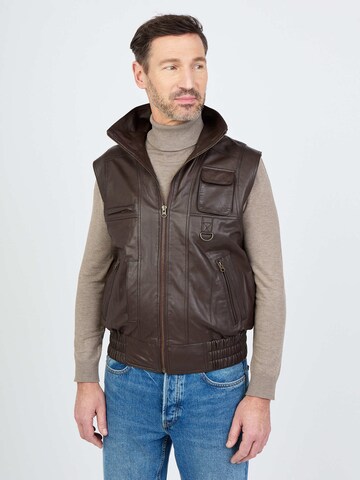 JCC Bodywarmer in Bruin: voorkant