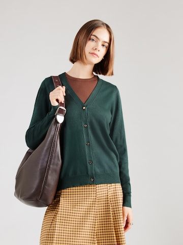 VERO MODA Вязаная кофта 'VMSILJE' в Зеленый: спереди
