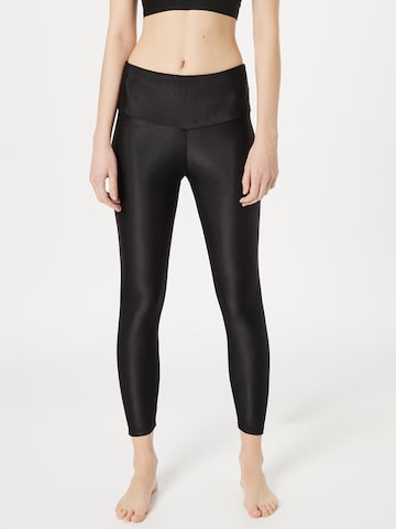 Onzie - Skinny Calças de desporto em preto: frente