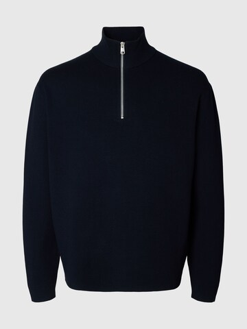 SELECTED - Jersey 'TELLER' en azul: frente