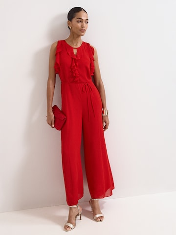 Phase Eight Jumpsuit in Rot: Vorderseite