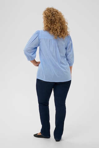 KAFFE CURVE - Blusa 'KCKarlia' em azul