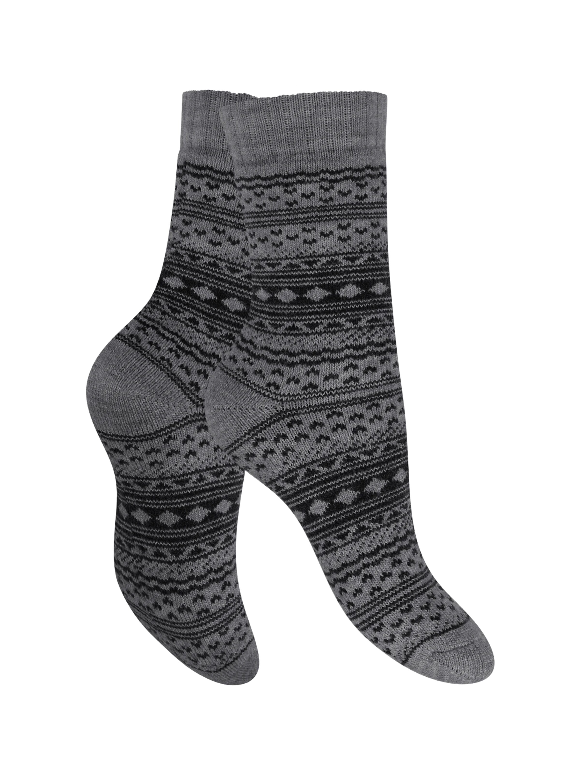 celodoro Socks 'Wollsocken' in Grey: front