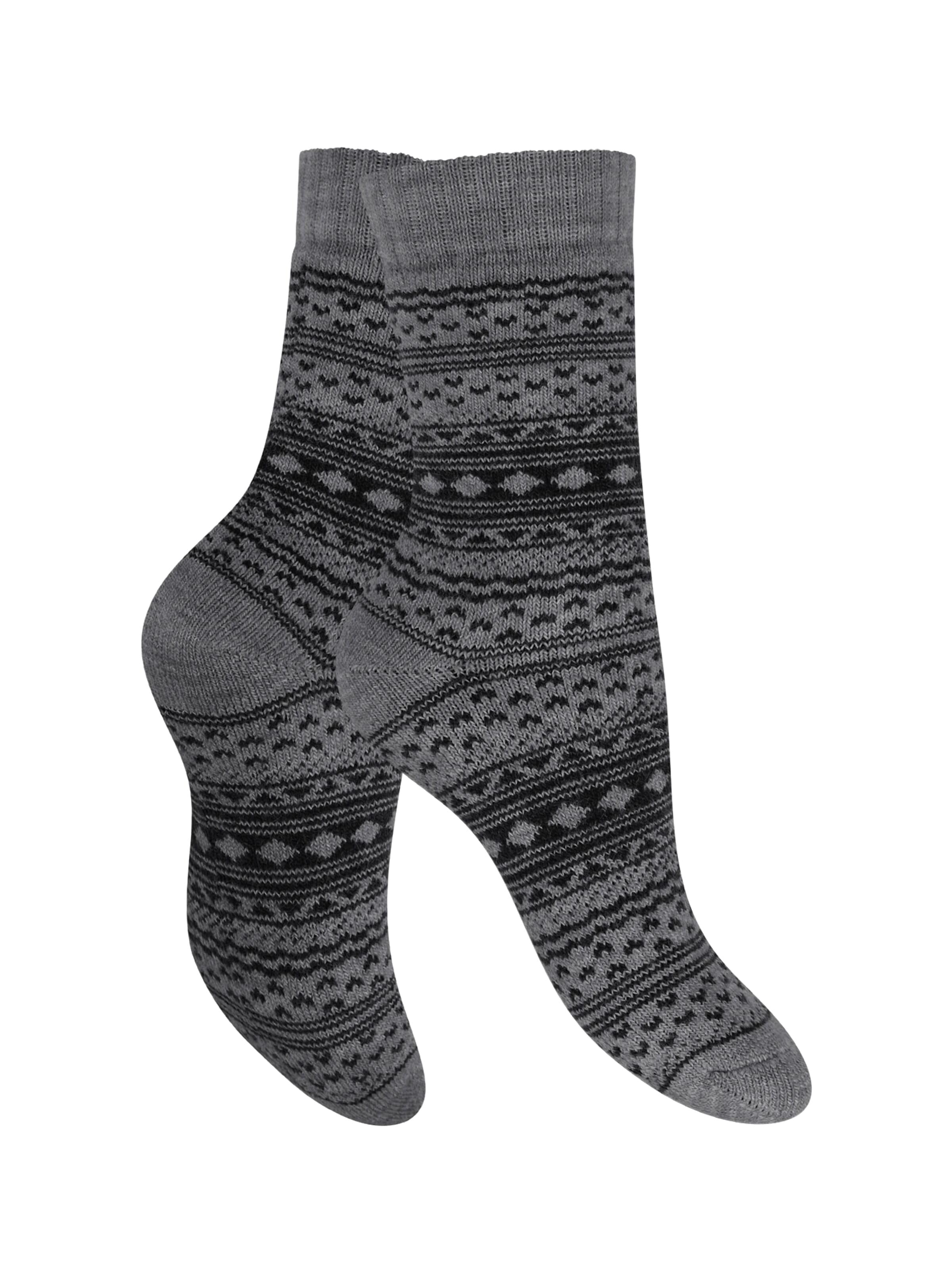 celodoro Socken 'Wollsocken'‌‌‌‌‌ in Grau: Vorderseite