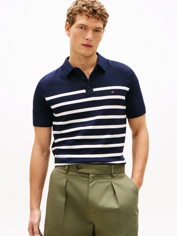 TOMMY HILFIGER Trui 'Essential' in Blauw: voorkant