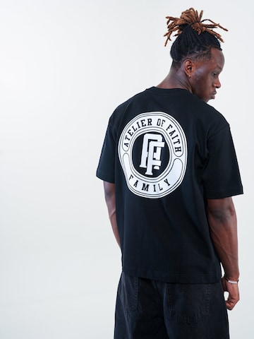 T-Shirt 'ATLR FAMILY SIGNATURE' ATELIER OF FAITH en noir