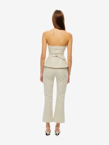 NOCTURNE Flared Pants in Beige