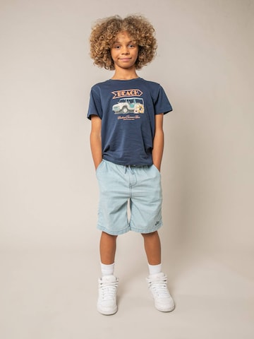 Loosefit Pantalon 'Motchy' Deeluxe en bleu : devant