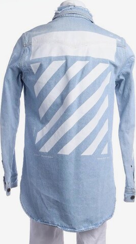 Off-White Button Up Shirt in M in Blue
