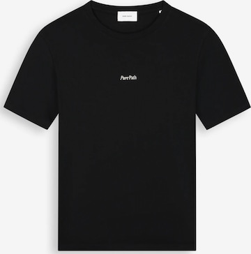 T-Shirt Pure Path en noir : devant