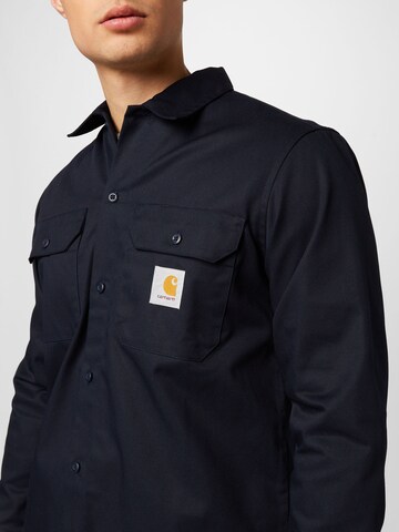 Carhartt WIP Regular fit Button Up Shirt in Blue