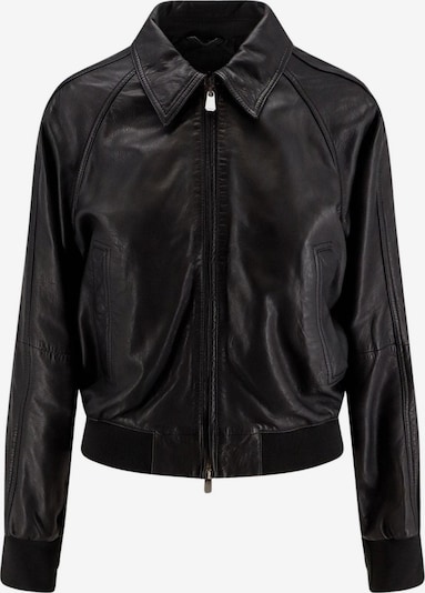 PINKO Übergangsjacke 'PINKO BARBRA BOMBER PELLE LAVATA GIUBBINO' in L in schwarz, Produktansicht