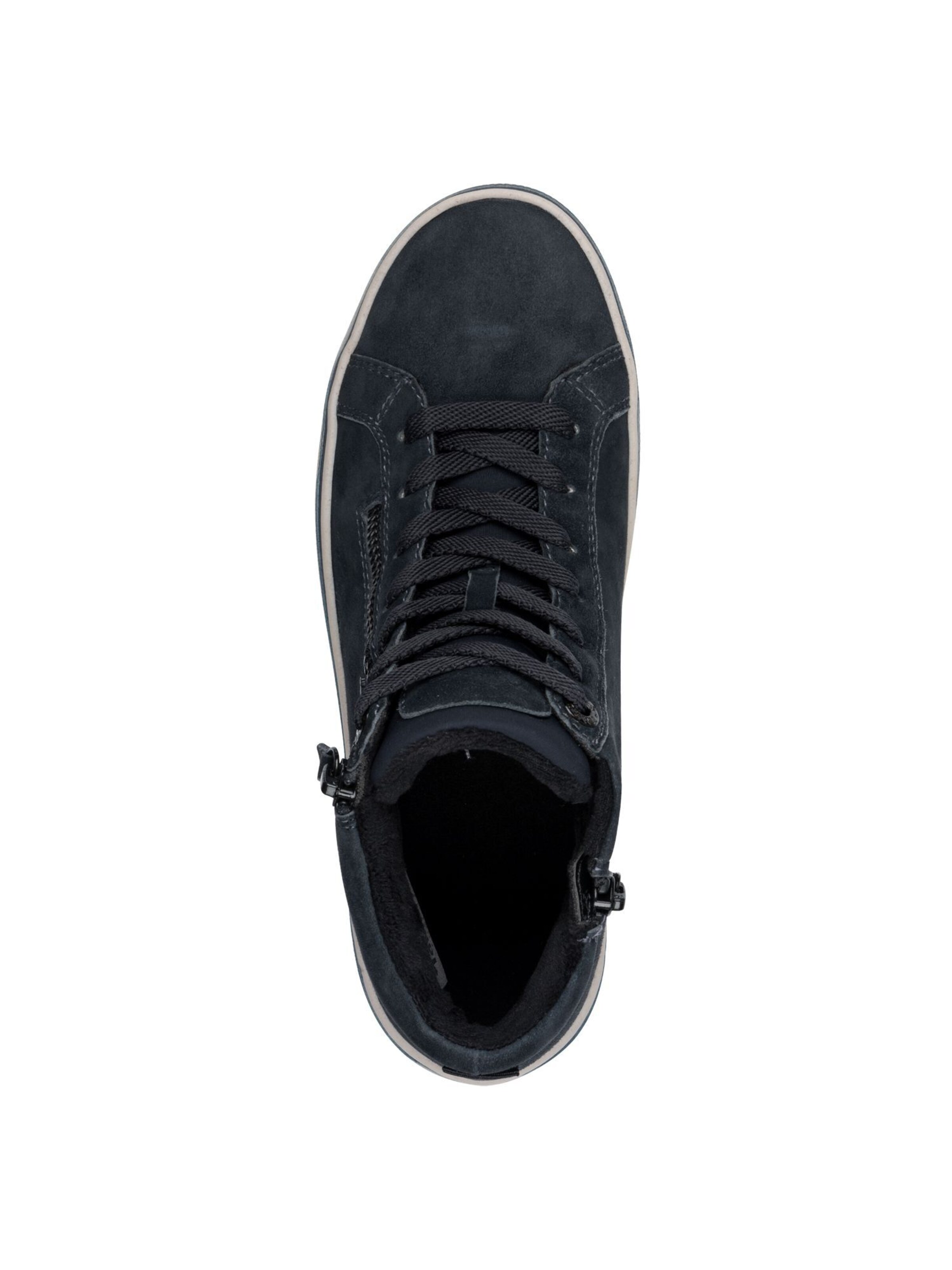 Baskets hautes Tamaris en bleu